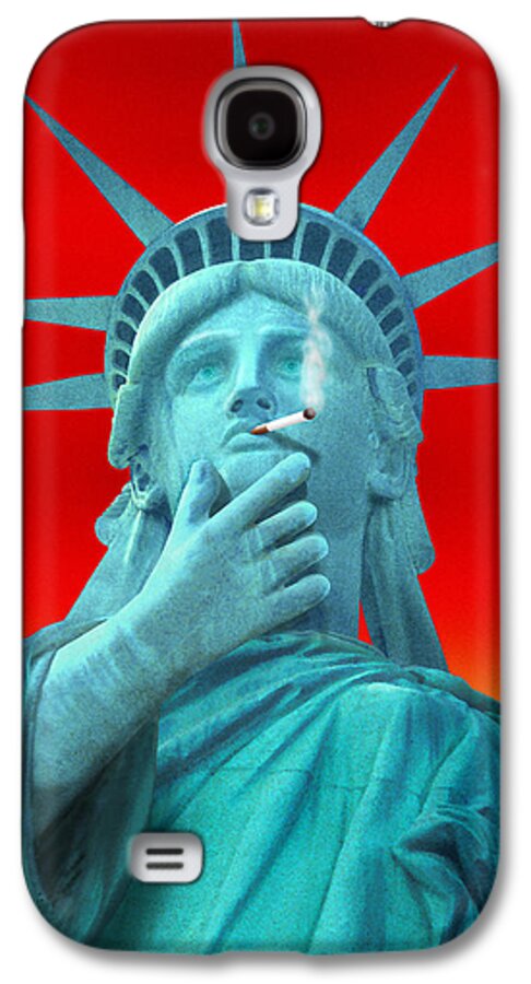 Pop Art Galaxy S4 Case featuring the photograph Liberated Lady - Special by Mike McGlothlen