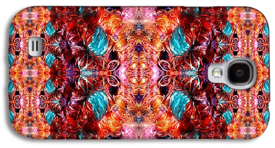 Abstract Galaxy S4 Case featuring the tapestry - textile Macrame by ArtCraftE Shop