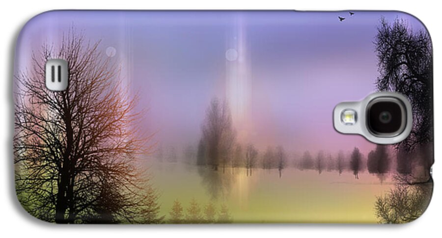 Nature Art Galaxy S4 Case featuring the digital art Mist Coloring Day 2 by Mark Ashkenazi