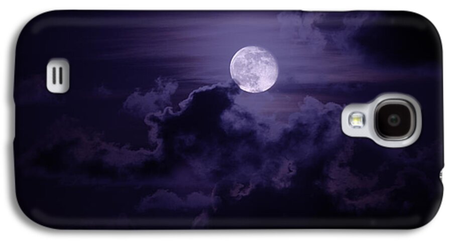 Nature Galaxy S4 Case featuring the photograph Moody Moon by Chad Dutson