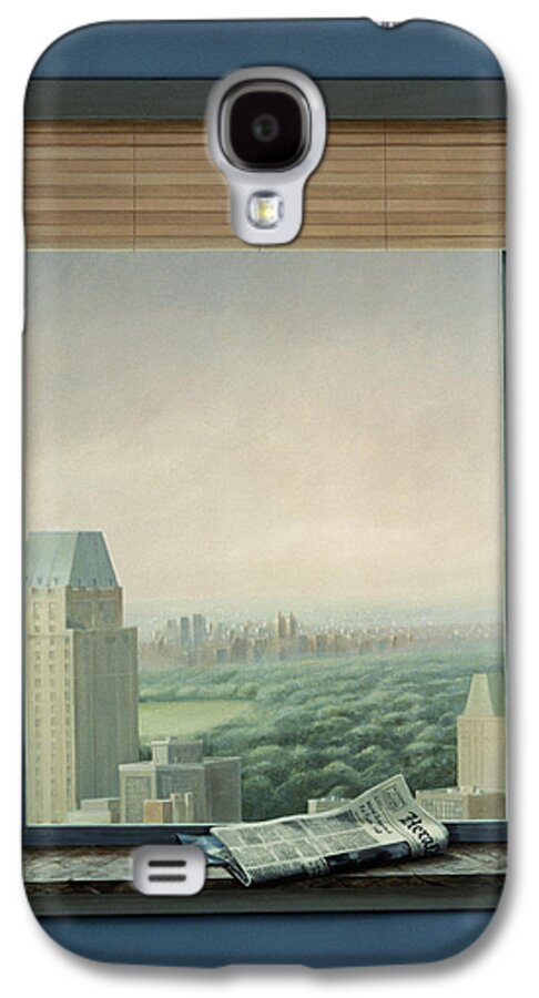 Window Galaxy S4 Case featuring the photograph New York Central Park by Lincoln Seligman