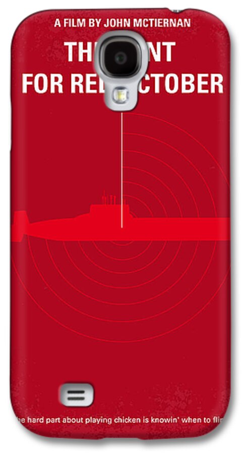 The Hunt For Red October Galaxy S4 Case featuring the digital art No198 My The Hunt for Red October minimal movie poster by Chungkong Art