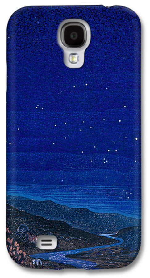 Nocturnal Landscape Galaxy S4 Case featuring the painting Nocturnal landscape by Francois-Louis Schmied