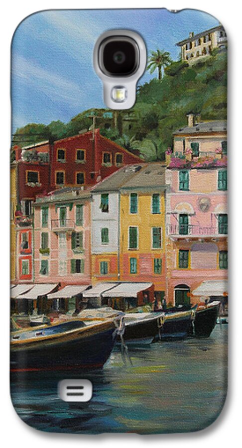 Portofino Galaxy S4 Case featuring the painting Portofino Summer by Emily Olson