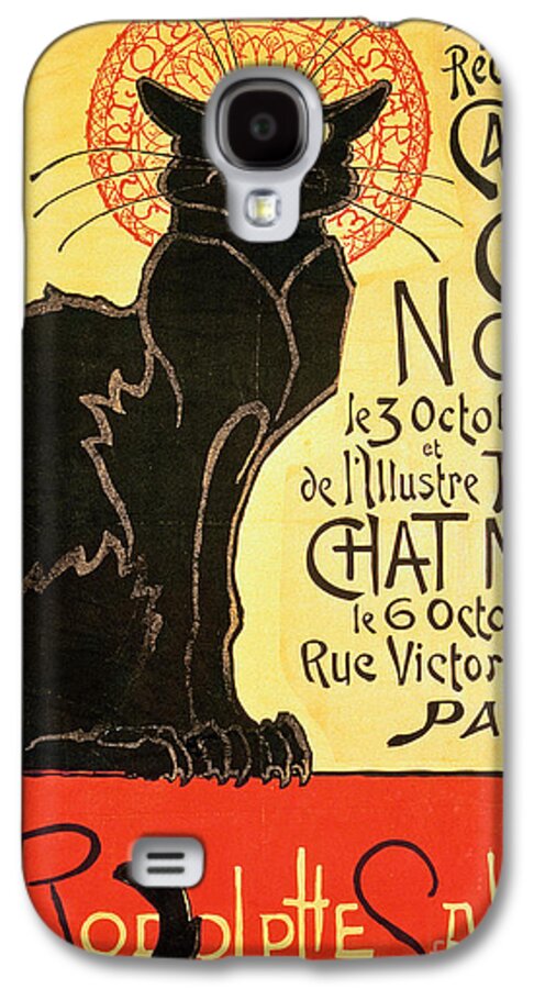 Paris Galaxy S4 Case featuring the painting Reopening of the Chat Noir Cabaret by Theophile Steinlen
