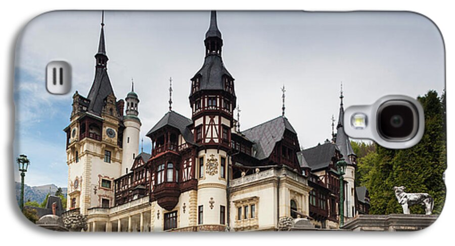 Architecture Galaxy S4 Case featuring the photograph Romania, Transylvania, Sinaia, Peles by Walter Bibikow