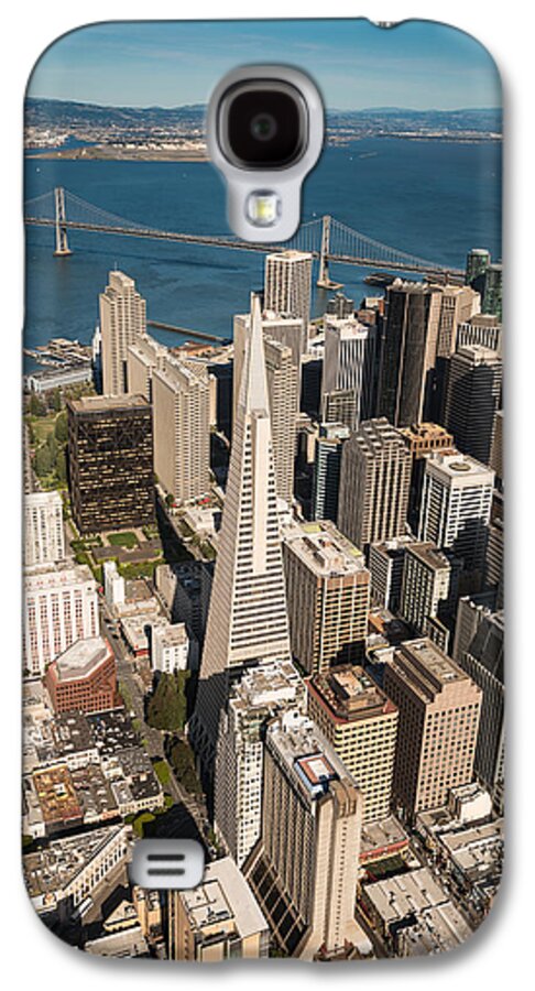 San Galaxy S4 Case featuring the photograph San Francisco Aloft by Steve Gadomski