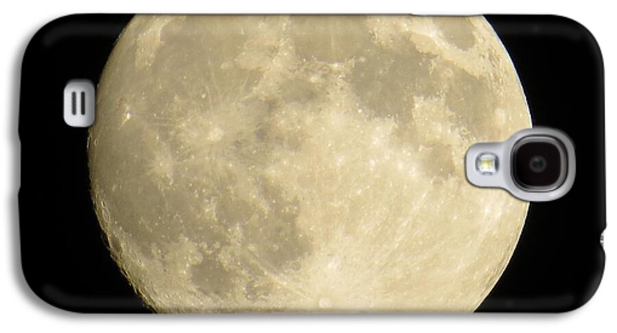 Full Moon Galaxy S4 Case featuring the photograph September Moon by Judy Via-Wolff