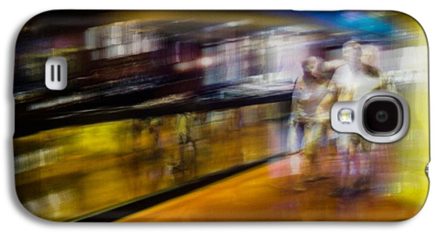 Impressionist Galaxy S4 Case featuring the photograph Silver People in a Golden World by Alex Lapidus