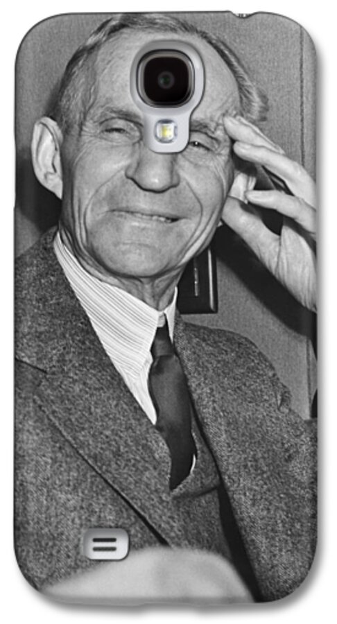 1930's Galaxy S4 Case featuring the photograph Smiling Henry Ford by Underwood Archives