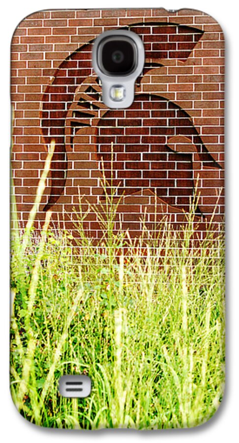 Michigan State University Galaxy S4 Case featuring the photograph Sparty on the Wall by John McGraw