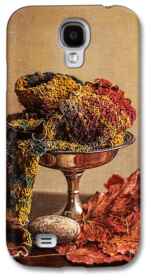 Scarf Galaxy S4 Case featuring the photograph Still Life with Scarf by Terry Rowe