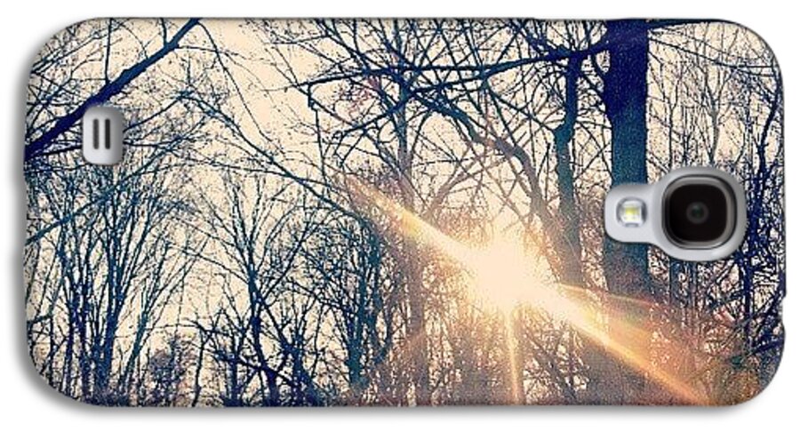 Photooftheday Galaxy S4 Case featuring the photograph Sunlight Through The Trees by Genevieve Esson