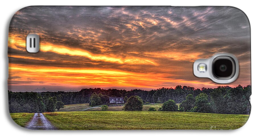 Reid Callaway Sunset Landscape Galaxy S4 Case featuring the photograph Take Me Home Sunset on Lick Skillet Road by Reid Callaway
