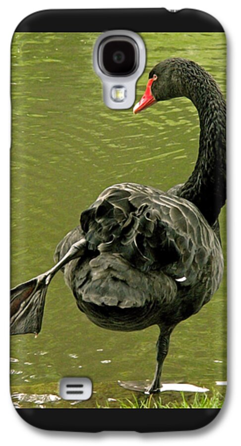 Swan Galaxy S4 Case featuring the photograph Swan Yoga by Rona Black