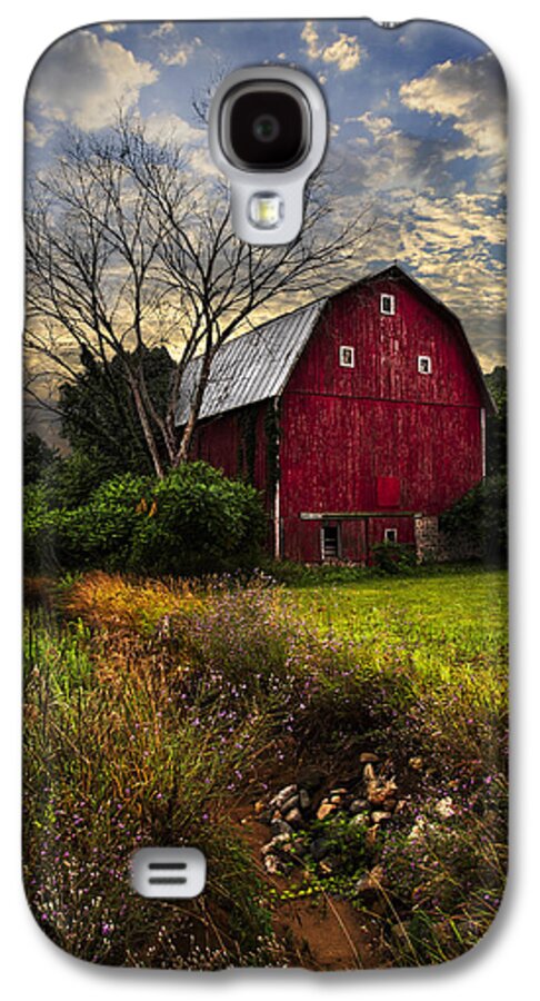 Appalachia Galaxy S4 Case featuring the photograph The Big Red Barn by Debra and Dave Vanderlaan