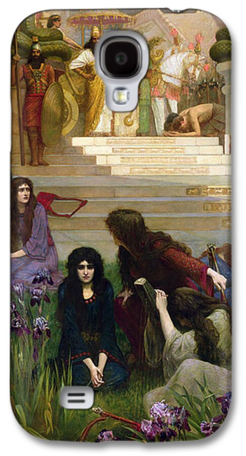 The Daughters Of Judah In Babylon Galaxy S4 Case featuring the painting The Daughters of Judah in Babylon by Herbert Gustave Schmalz