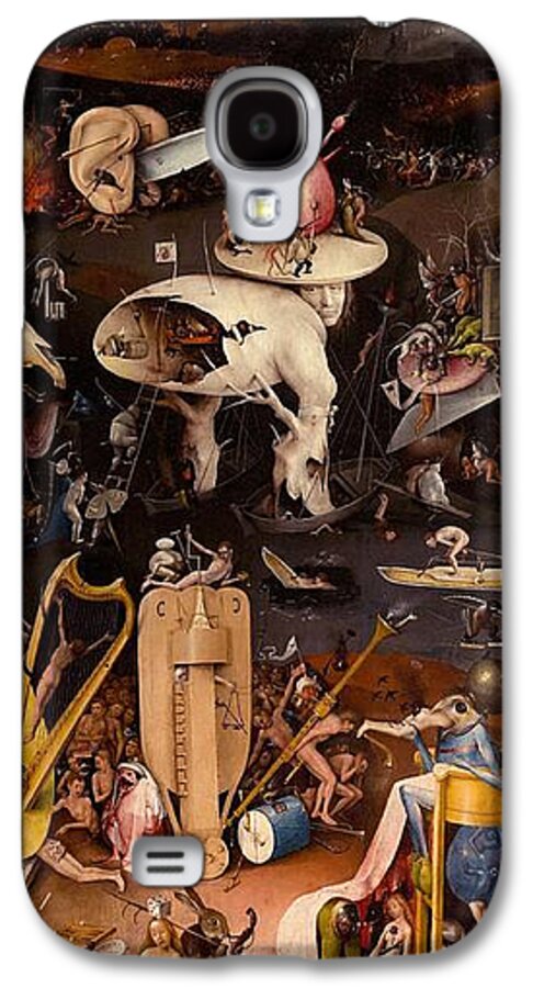 1500-1505 Galaxy S4 Case featuring the painting The Garden of Earthly Delights - right wing by Hieronymus Bosch
