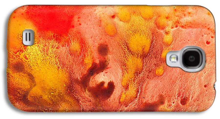 Abstract Galaxy S4 Case featuring the painting To The Unknown Abstract Path Number Three by Irina Sztukowski