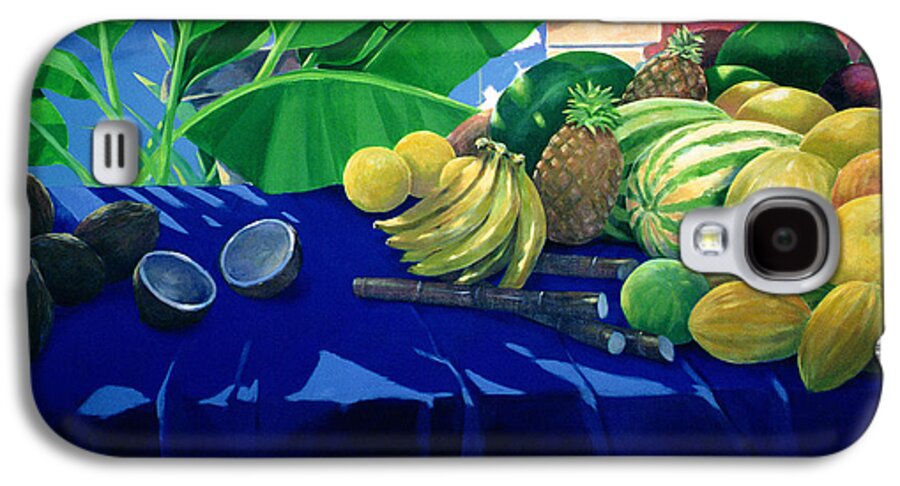 Still Life Galaxy S4 Case featuring the painting Tropical Fruit by Lincoln Seligman