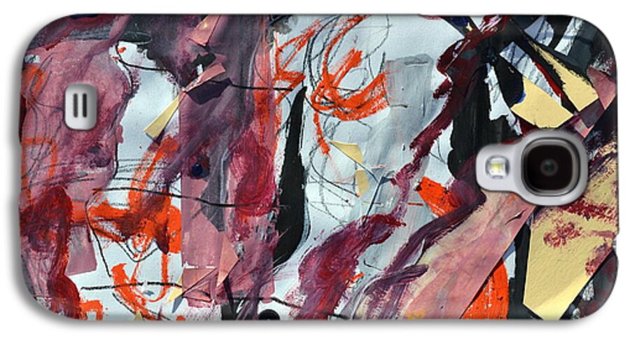 Unexpected Intensity Galaxy S4 Case featuring the painting Unexpected Intensity by Beverley Harper Tinsley