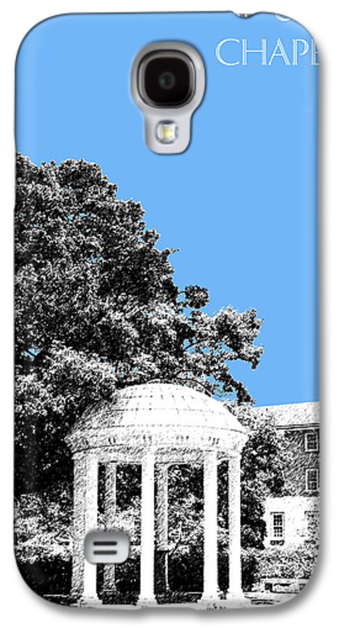 University Galaxy S4 Case featuring the digital art University North Carolina Chapel Hill - Light Blue by DB Artist