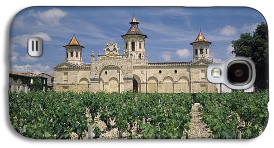 Photography Galaxy S4 Case featuring the photograph Vineyard In Front Of A Castle, Chateau by Panoramic Images