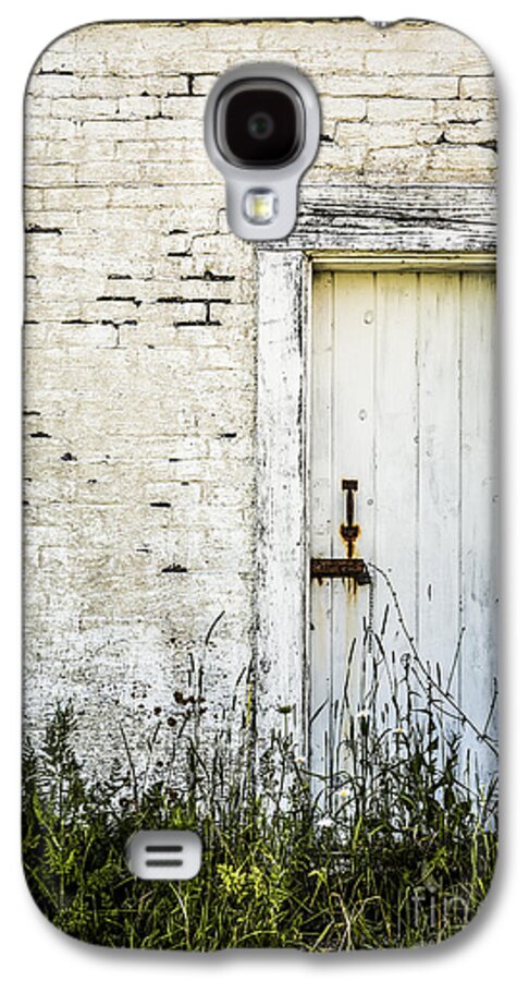 Rustic Galaxy S4 Case featuring the photograph Weathered Door by Diane Diederich