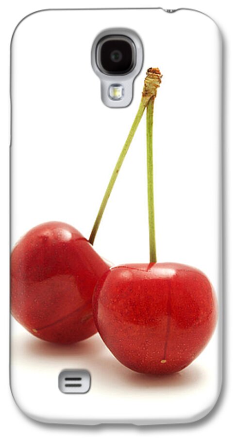 White Background Galaxy S4 Case featuring the photograph Wild cherry by Fabrizio Troiani
