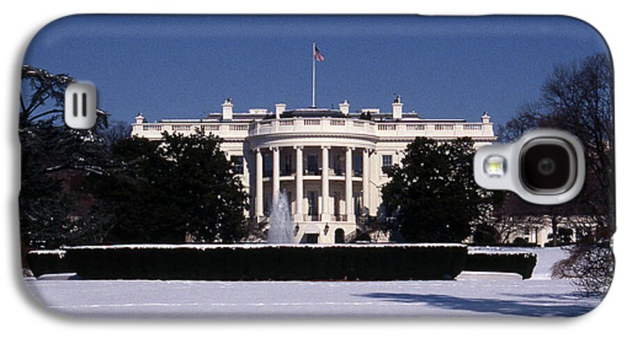 Washington Galaxy S4 Case featuring the photograph Winter White House by Skip Willits