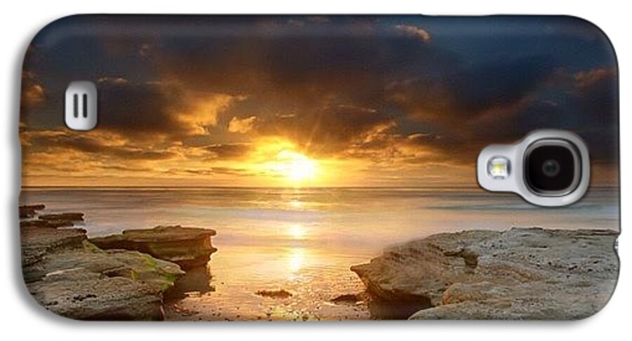  Galaxy S4 Case featuring the photograph Long Exposure Sunset In North San Diego #2 by Larry Marshall