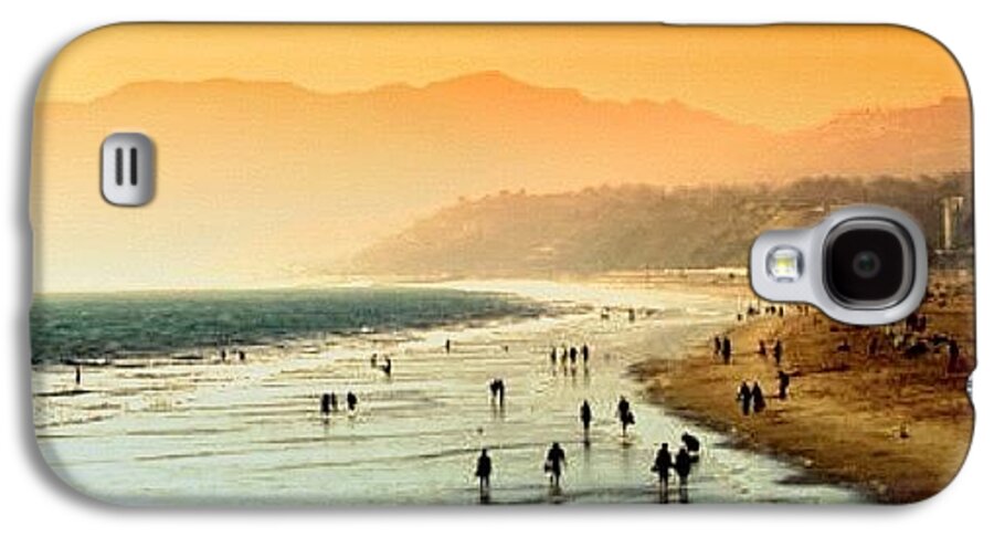 Beautiful Galaxy S4 Case featuring the photograph Santa Monica Beach #5 by Luisa Azzolini