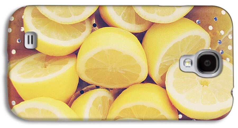 Lemon Galaxy S4 Case featuring the photograph Fresh Lemons by Amy Tyler