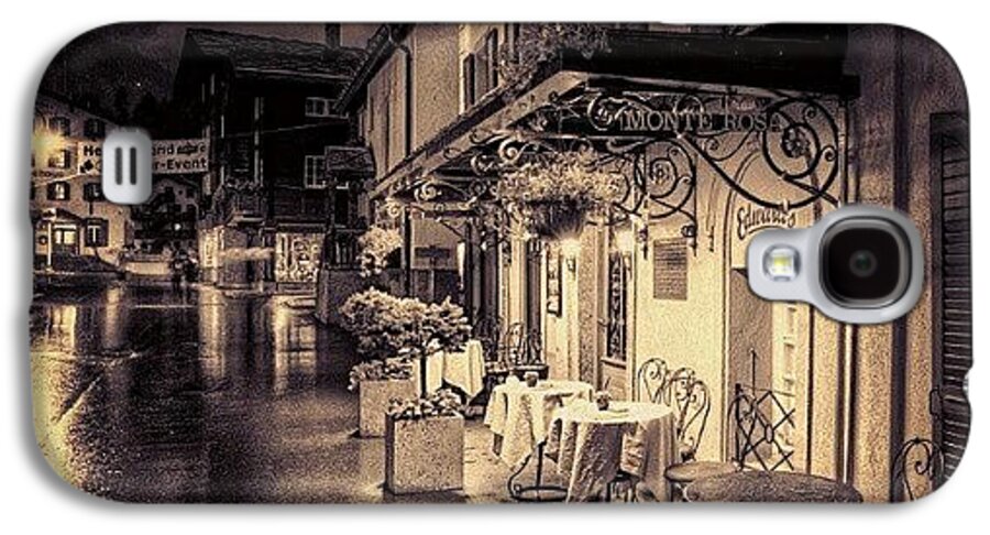 Rainy Galaxy S4 Case featuring the photograph #rainy #cafe #classic #old #classy #ig by Abdelrahman Alawwad