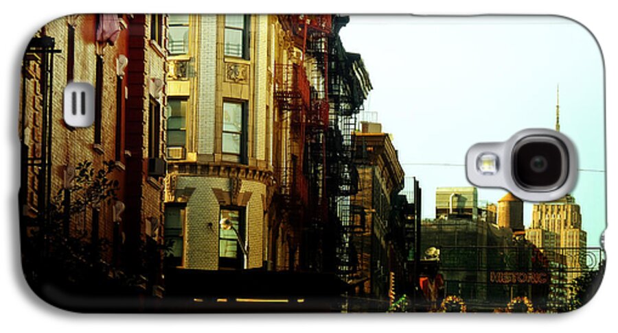 New York City Galaxy S4 Case featuring the photograph The Empire State Building and Little Italy - New York City by Vivienne Gucwa