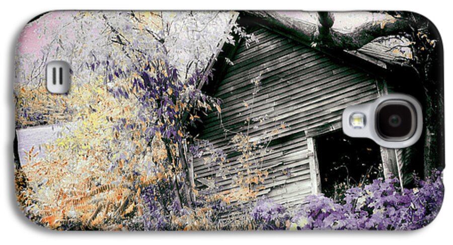 Barn Galaxy S4 Case featuring the painting Abandoned #1 by Mindy Sommers