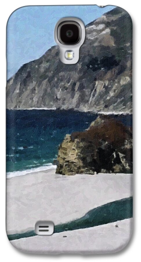 Big Galaxy S4 Case featuring the digital art Big Sur California #1 by Teresa Mucha