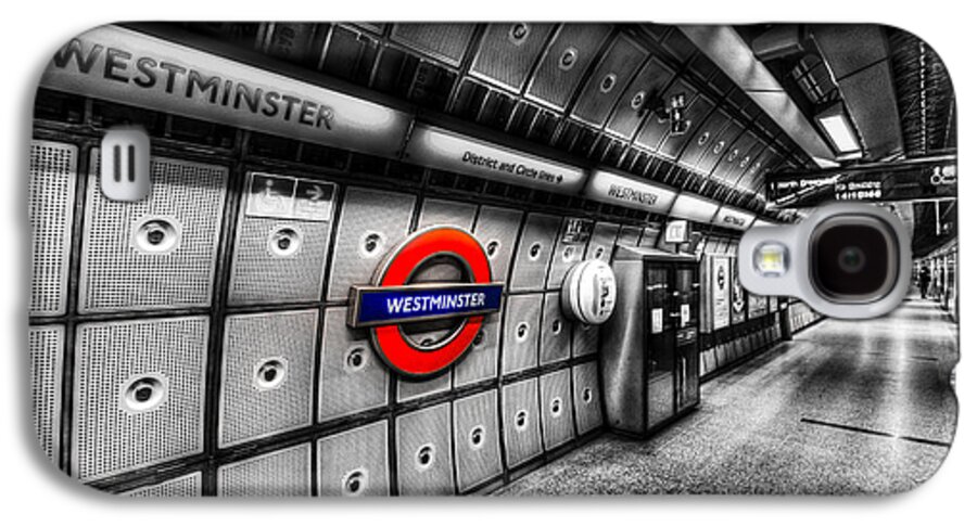 Tube Galaxy S4 Case featuring the photograph Underground London #2 by David Pyatt