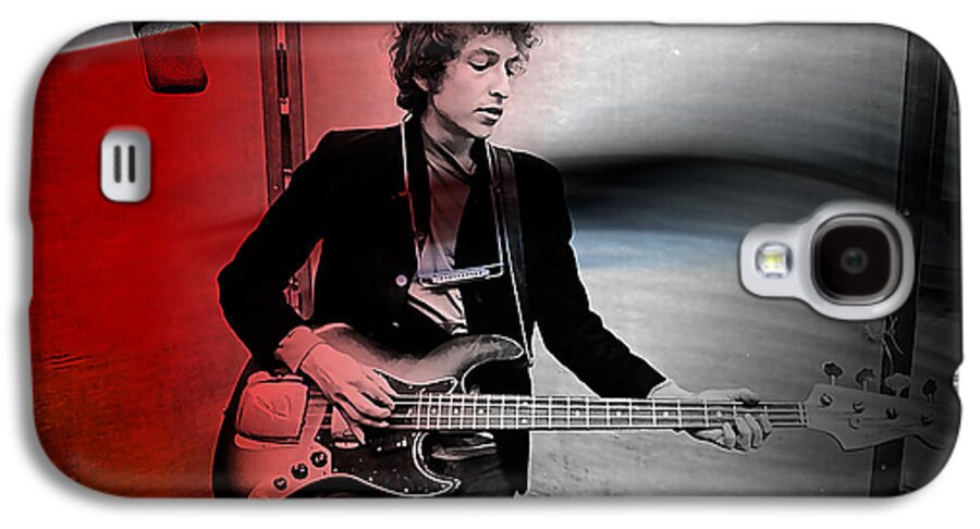 Bob Dylan Paintings Galaxy S4 Case featuring the mixed media Bob Dylan #4 by Marvin Blaine