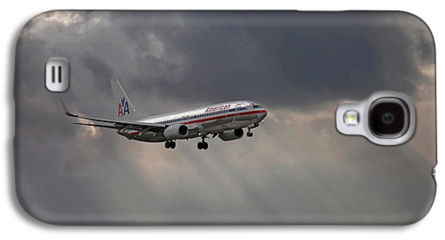 Aa Aircraft Landing Galaxy S4 Case featuring the photograph American aircraft landing after the rain. Miami. FL. USA by Juan Carlos Ferro Duque