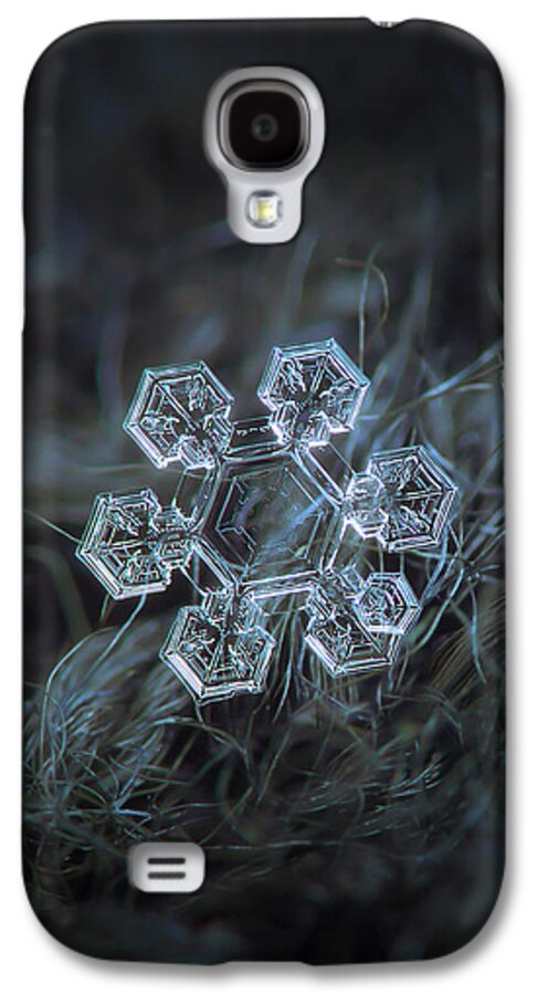Snowflake Galaxy S4 Case featuring the photograph Icy jewel by Alexey Kljatov