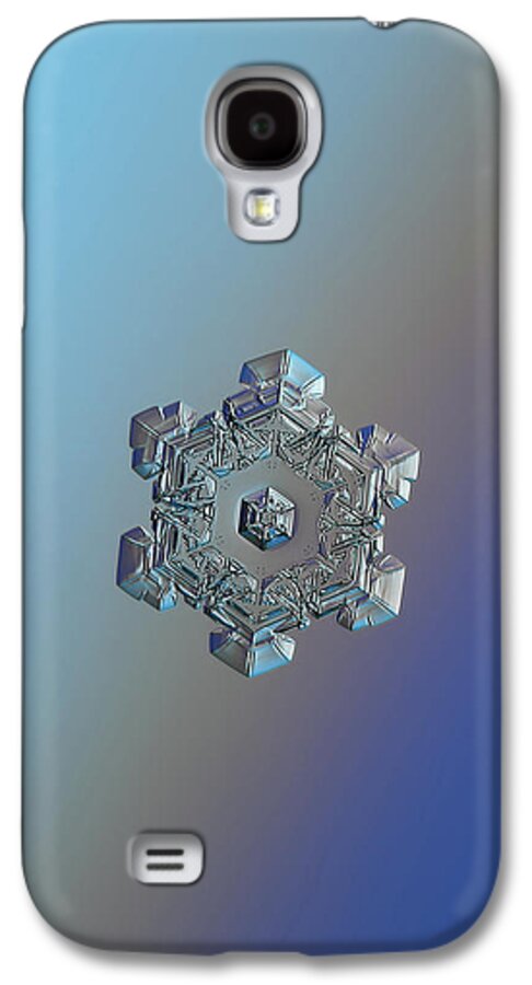 Snowflake Galaxy S4 Case featuring the photograph Real snowflake - 05-Feb-2018 - 6 by Alexey Kljatov