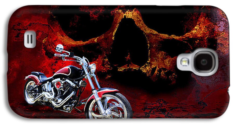 Motorcycle Galaxy S4 Case featuring the photograph Heaven and Hell by Linda Lees
