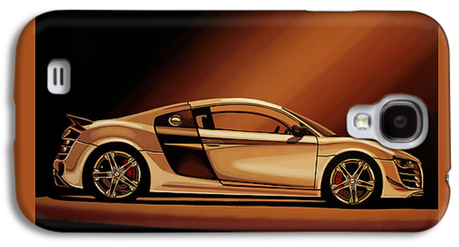 Audi R8 Galaxy S4 Case featuring the painting Audi R8 2007 Painting by Paul Meijering