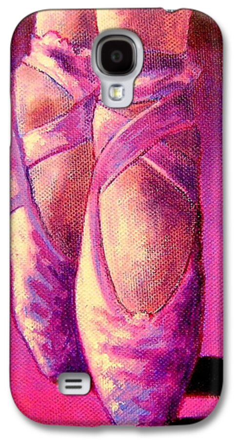 Ballet Galaxy S4 Case featuring the painting Ballet Shoes II by John Nolan