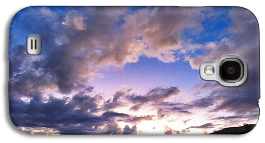 Arizona Galaxy S4 Case featuring the photograph Blue Sunset by Judy Kennedy