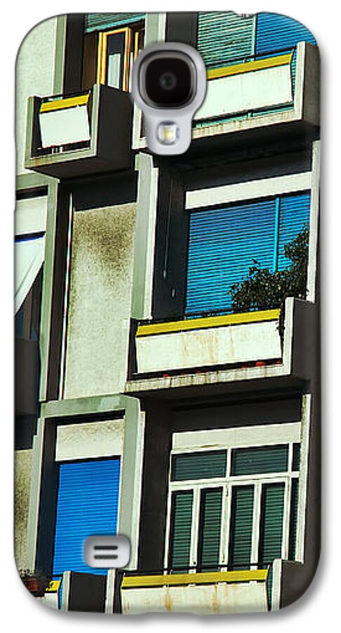 City Galaxy S4 Case featuring the photograph City balconies by Silvia Ganora