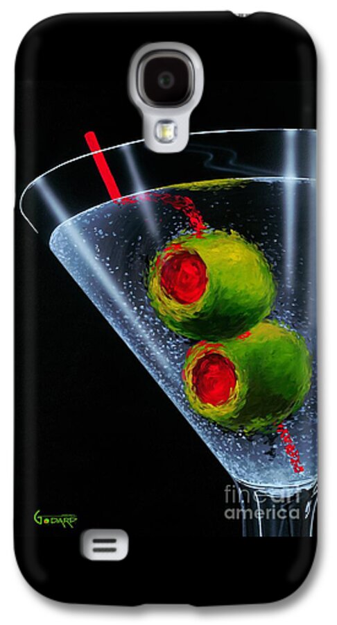 Martini Galaxy S4 Case featuring the painting Classic Martini by Michael Godard
