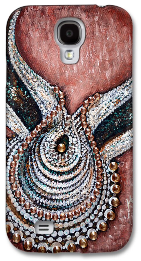 Design Galaxy S4 Case featuring the painting Delight by Harsh Malik