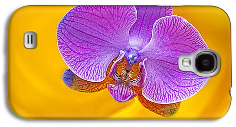 Orchid Galaxy S4 Case featuring the photograph Floating Orchid by Susan Candelario